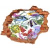 Nálepka 3D diera na stenu Koralový útes 90x70 cm