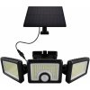 STRÜHM Solárny reflektor s pohybovým senzorom SALEM LED 5W BLACK Cold White 4227