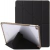 AppleKing puzdro s transparentnou zadnou stranou a origami stojančekom pre iPad 9,7