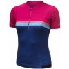 SENSOR CYKLO TOUR dámsky dres kr.rukáv lilla stripes Veľkosť: XL