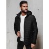 Pánska bunda s kapucňou Dstreet TX4993 Farba: Čierna, Veľkosť: XXL/54