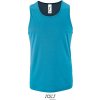 SOL'S | Sporty TT Men, Pánske šport. tielko, modrá aqua, XL