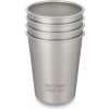Sada nerezových pohárikov Klean Kanteen Steel Cup - 4 Pack - brushed stainless 296 ml uni