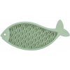 Lick´n´Snack RYBA - podložka na pomalé kŕmenie, 28 cm, šalviová