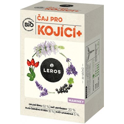 Leros BIO bylinný čaj pre dojčiace mamičky 20 x 2 g