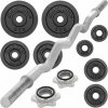 MAXXIVA 83765 liatinový obojručný set zo závažím, 120 cm, 26 kg