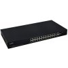 SF124 - Prepínač PoE 24xPoE + 4xUplink 10/100/1000 Mbps, 720W - Pulsar
