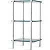 Kúpeľňový sklenený regál Decor Walther, chróm 0703100