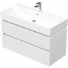 Skrinka do kúpeľne s umývadlom Intedoor STORM 3D biela matná 100 x 66 x 46,5 cm STORM 3D 100 2Z B073