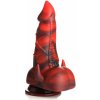 Creature Cocks Horny Devil Demon Silicone Dildo Red