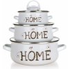 BANQUET Sada smaltovaného riadu HOME Coll., 6 ks