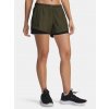 Under Armour Dámske kraťasy Tech Play Up 2in1 Shorts-GRN Zelená LG