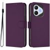 Peňaženkové puzdro Solid fialové – Honor 400 Lite