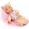 Smoby uspávajúca bábika pre deti MiniKiss 160154 béžová