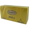 Servítky 33x33cm 2-vrstvové 4f 250ks žlté