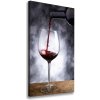 Vertikálny foto obraz na plátne Červené víno 50x100 cm