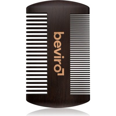 Beviro Pear Wood Beard Comb hrebeň na bradu