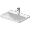 Duravit D-Neo - Vstavané umývadlo pre zabudovanie zhora 600x440 mm, s prepadom, biela 0357600027