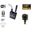 Mini pinhole FULL HD kamera 90° + WiFi špionážny modul P2P Live sledovanie
