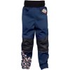 Wamu Softshellové nohavice detské Líšky tmavo modrá