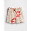 GAP Baby kraťasy s logom French Terry Béžová 18-24M