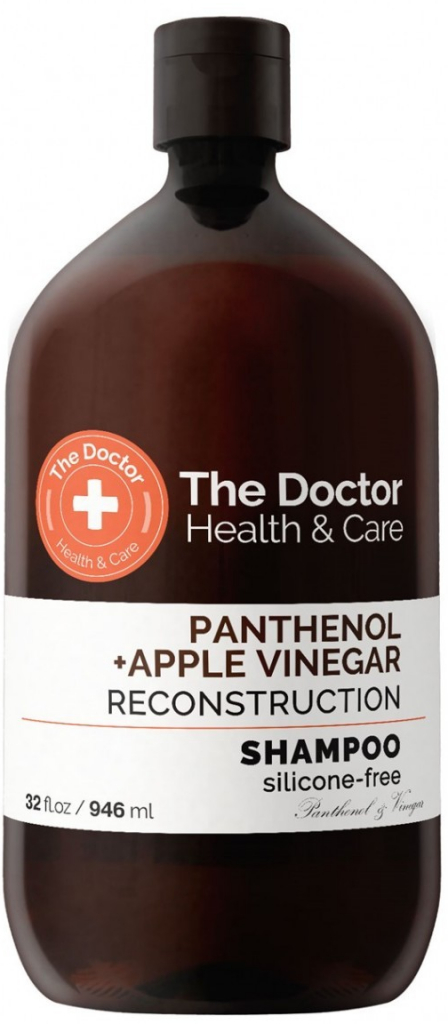 The Doctor Panthenol + Apple Vinegar Reconstruction šampón s panthenolom a jablčným octom 946 ml