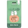 Plienky veľkosť 5 MAXI 10-16 kg 60 kusov BIG PACK Muumi MOOMIN Baby