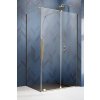 RADAWAY FURO GOLD KDJ 120cm pravé dvere do kombinácie / sprchový kút rohový, profil zlatý, sklo číre, 10104622-09-01R10110580-01-01