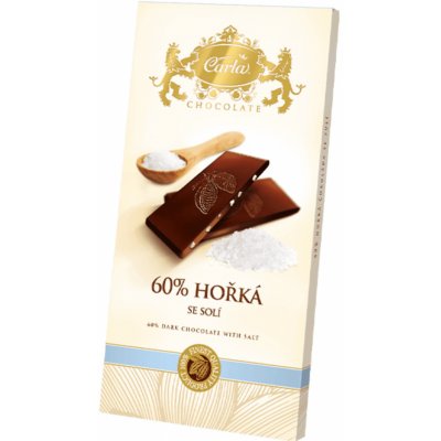 Carla Horká čokoláda 60% so soľou 80 g