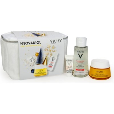 Vichy Neovadiol spevňujúci a výživný krém na deň 50 ml + fluid proti starnutiu pleti SPF 50+ 3 ml + minerálna micelárna voda pre citlivú pleť 100 ml
