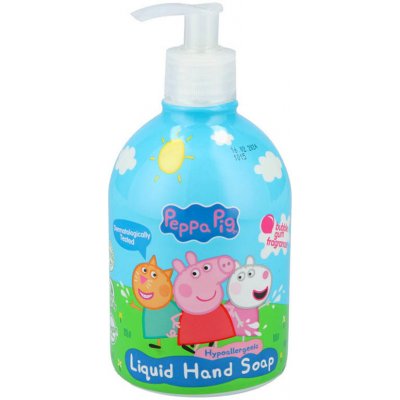 Peppa Pig Tekuté mydlo na ruky Bubble Gum 500 ml