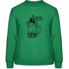 AWDis Sweat Mikina - Pivo pre vyvolených - Čistá zelená - XL - Dámske