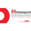 ToToSPORT Online Darčeková poukážka 100€ Online kód v poukážke