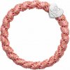By Eloise London Silver Heart Woven farba Flamingo Pink
