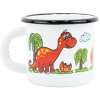 Belis Smaltovaný hrnček ø 7 cm 0,25 l biely Dino 11007-039DHJ04