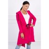 Mondo Italia Dámsky kardigán s predĺženou zadnou stranou MI8998 fuchsia Univerzálna Fuchsia