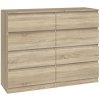 TOP E-SHOP Komoda MALWA M8 120 Dub sonoma
