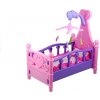 Inlea4Fun SWEET BED Kolíska pre bábiky - ružová