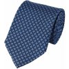 Charles Tyrwhitt Silk Geo Print Tie Royal Blue