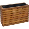 Garden-Shop Kvetináč HWC-L21, 41x63x23cm, akáciové drevo - hnedá