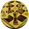 Emblém 50mm 22 šach