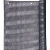 Zástena Polyratan 77 0,9x3 m, UV, 800 g/m2, antracit, tieniaca na balkón, s okami