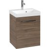 VILLEROY & BOCH Avento závesná skrinka pod umývadlo, 1 dvierka, pánty vľavo, 430 x 352 x 514 mm, Arizona Oak, A88700VH