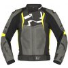 Moto bunda RICHA STRADALE fluo žluto/šedá kožená - Velikost 52