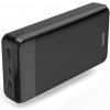 HAMA powerbanka Eco Power 20, 20000 mAh, 2 A, 2 výstupy: 2x USB-A, vstup micro USB/USB-C, černá