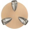 CB Elektro Svietidlo 30268 RONDELL/3 BUCHE/NICKEL-M´MMAGNUM WOOD