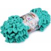 Pletacia priadza Alize Puffy 100 g - (490) tyrkys morský