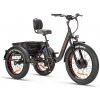 Elektrická trojkolka ECO-80 Ztech 250W 48V 13Ah Mini Trailer Čierna