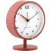Dizajnové stolné hodiny s budíkom 6027RD Karlsson 14cm