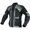 Cappa Racing Bunda moto pánska FI RAN textilná čierna / zelená 4XL